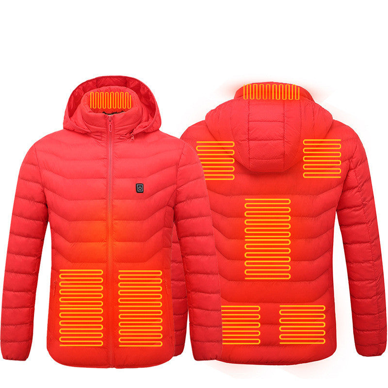 Verwarmde Thermojas/Winterjas Wind - en Waterdicht - unisex