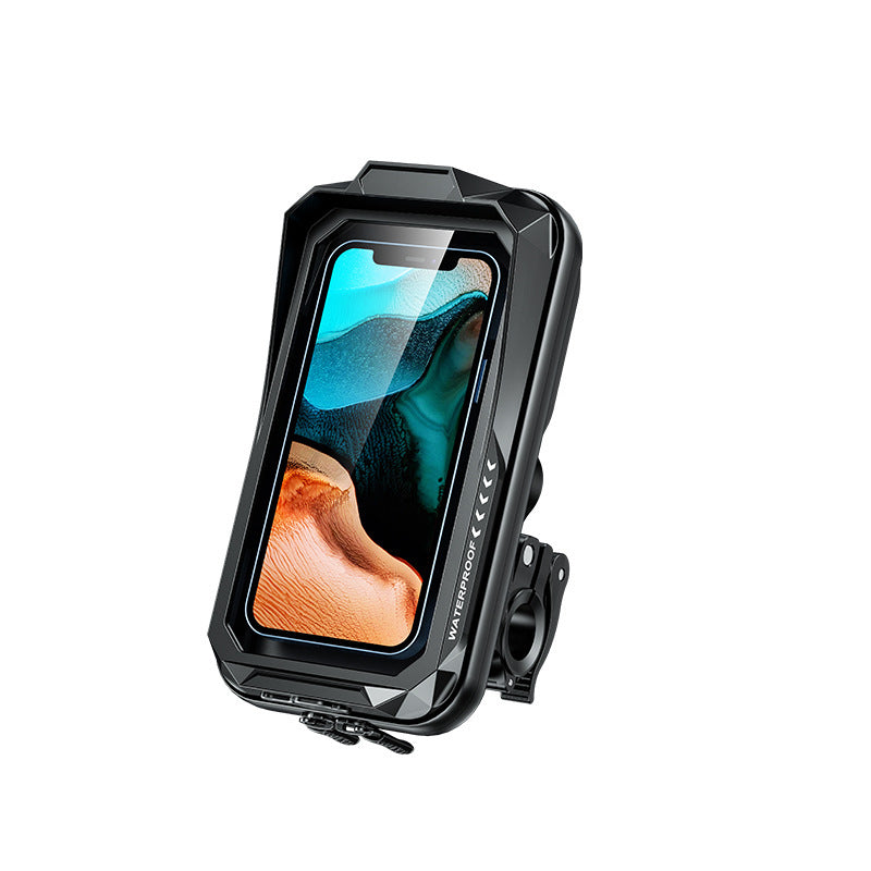 Waterdichte Fiets & Motor Telefoonhouder met USB-Oplader – Schokbestendig & 360° Draaibaar