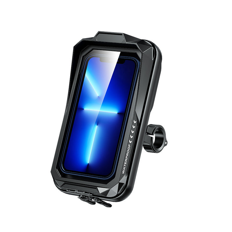 Waterdichte Fiets & Motor Telefoonhouder met USB-Oplader – Schokbestendig & 360° Draaibaar
