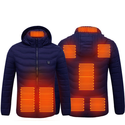 Verwarmde Thermojas/Winterjas Wind - en Waterdicht - unisex