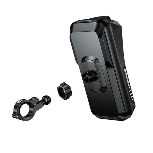 Waterdichte Fiets & Motor Telefoonhouder met USB-Oplader – Schokbestendig & 360° Draaibaar